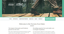 Desktop Screenshot of downtowntorontofoot.com